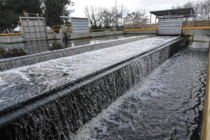 Depuradora Sur, en Getafe, que opera el Canal de Isabel II.