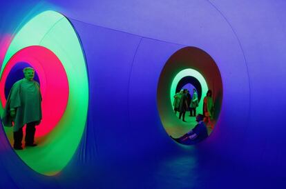 Escenario del Colourscape Music Festival de Bath (Inglaterra).