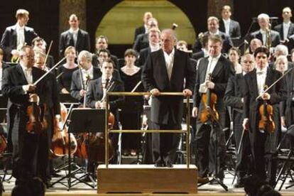 Daniel Barenboim y la Staatskapelle de Berlín, en el palacio de Carlos V de Granada.