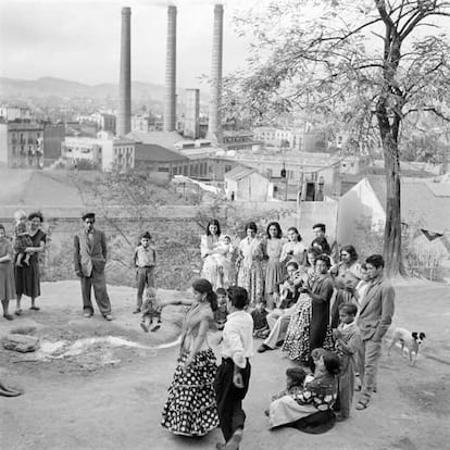 Fiesta de la familia de la Chunga, 1955.