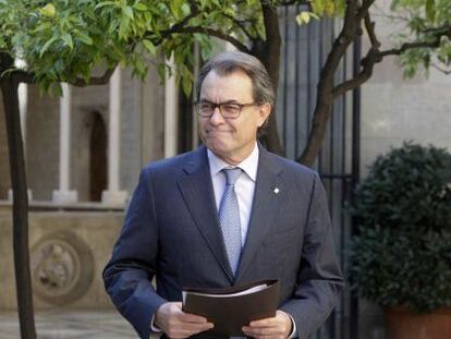 El presidente de la Generalitat en funciones, Artur Mas.