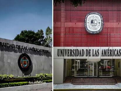 Instalaciones de la Universidad de las Américas Puebla y  la Universidad de las Américas AC en Ciudad de México.