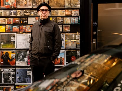 Stephen Lironi, photographed in the record store Sister Ray, near his newest restaurant, Maresco.