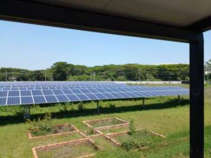 Planta fotovoltaica de Airtificial en El Salvador.