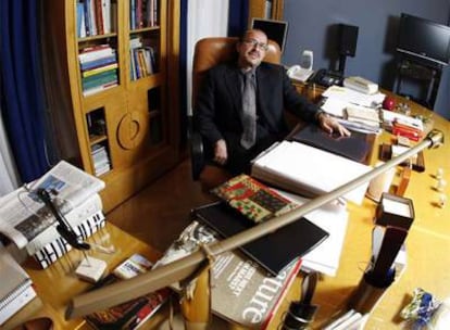 Francisco Galindo, director de la Fundación Autor, en su despacho.