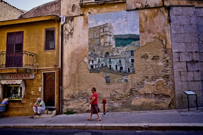 A corner of Corleone, 60 kilometers south of Palermo.