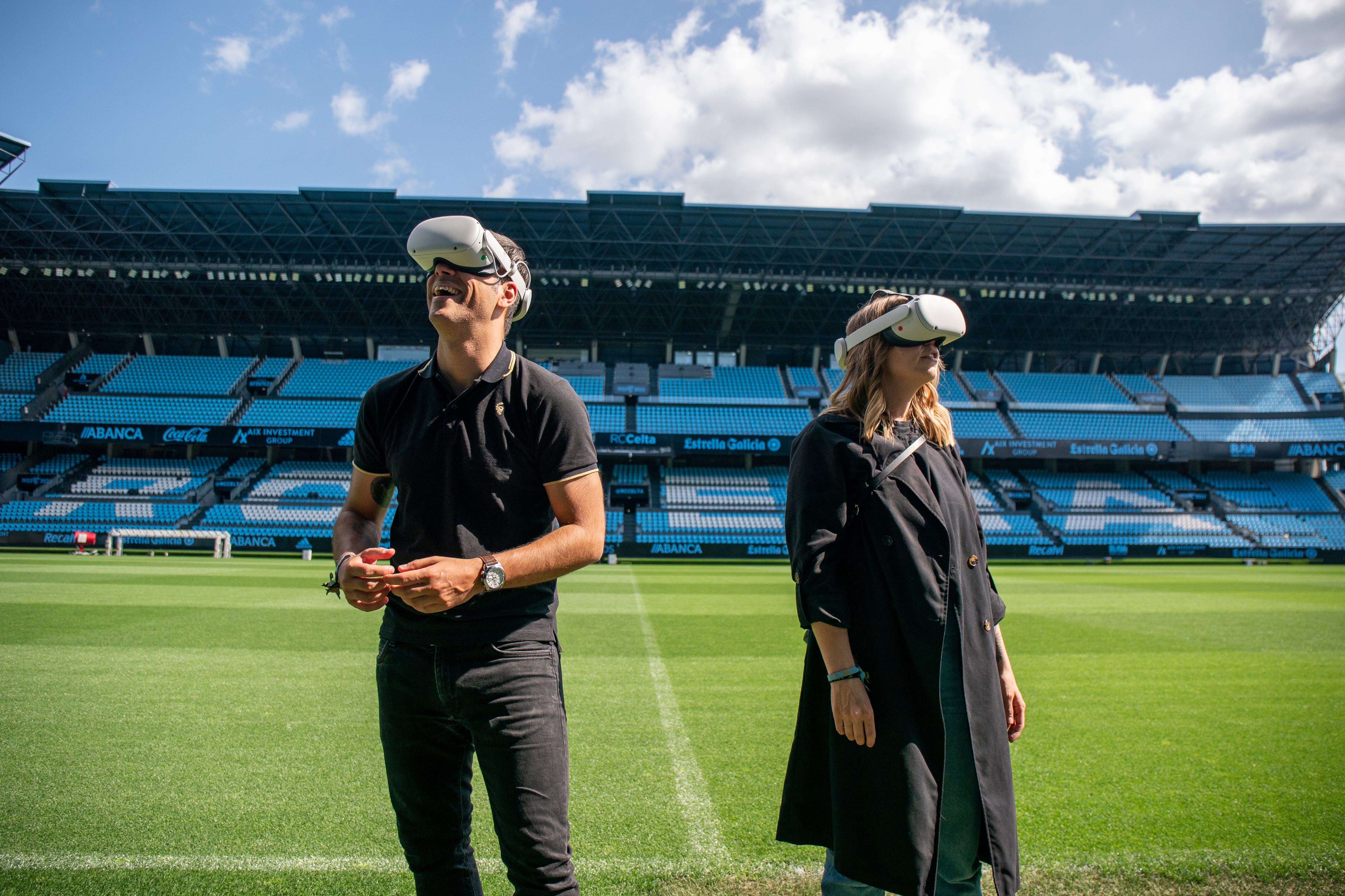 Tour interactivo en el Estadio de Balaídos (Vigo) ofrecido por la empresa Bstadium.