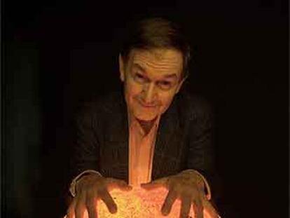 Roger Penrose, ayer en Barcelona.