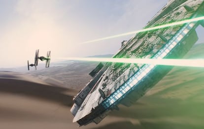 Fotograma de &#039;Star Wars VII, El despertar de la Fuerza&#039;, de J. J. Abrams.