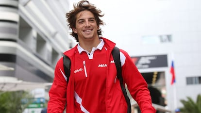 Roberto Merhi el pasado 10 de octubre durante el gran premio de Rusia.