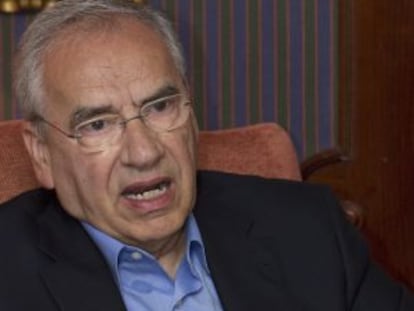 Alfonso Guerra, en una entrevista hoy con Efe.