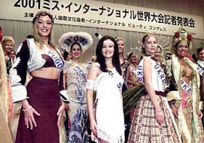 Participantes en el certamen de Miss Internacional.