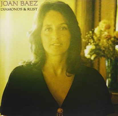 Portada del disco ‘Diamonds & Rust’, de Joan Baez.