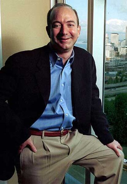 El presidente de la tienda <i>online</i> Amazon, Jeff Bezos.