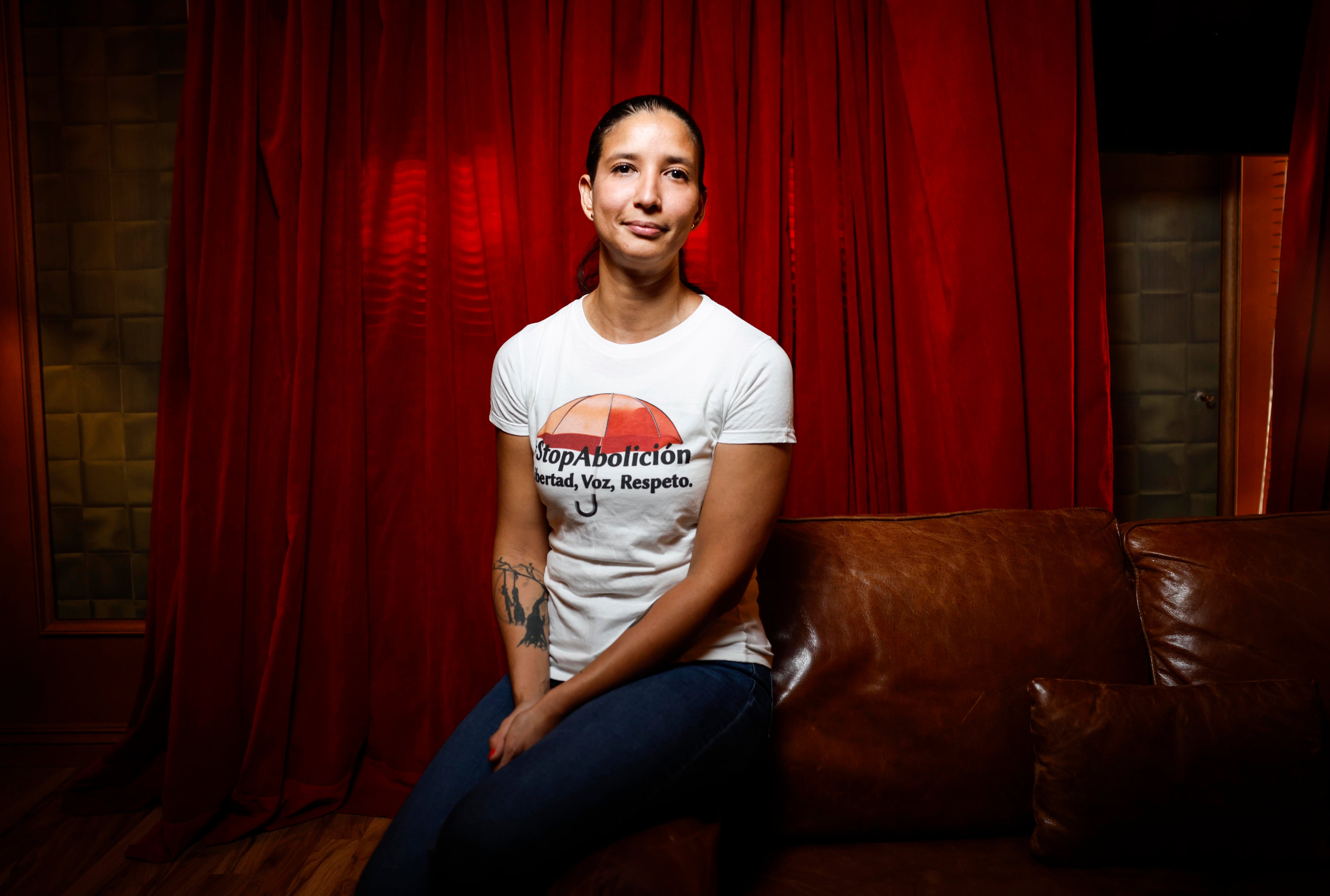 Pamela Morán, psicóloga según su titulación académica, aterrizó en España desde Ecuador hace tres años y se dedica a la prostitución desde poco después de llegar. Es portavoz de Stop Abolición.