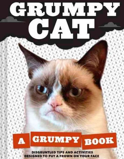 La estrella de los gatos no podía escapar al mundo editorial, el libro de Grumpy Cat está a la venta por 12 euros (disponible en Amazon).