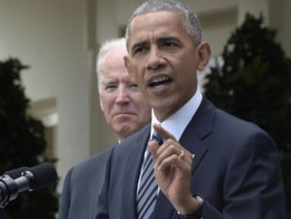 Barack Obama e Hillary Clinton prometem ajudar o novo presidente na sua tarefa