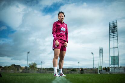 Ivana Andrés, jugadora de la selección española de fútbol.