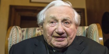Georg Ratzinger, el hermano del Papa, comenta la renuncia de Benedicto XVI este lunes.