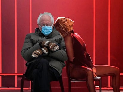 Meme de Bernie y J. Lo