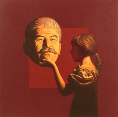 'Girl and Stalin', de Vitalii Komar & Aleksandr Melamid.