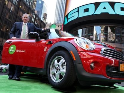 Foto del consejero de Zipcar, el día de su estreno en Bolsa.