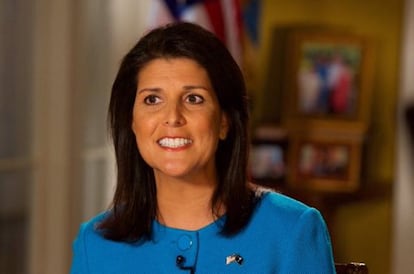 La gobernadora de Carolina del Sur, Nikki Haley, dio la r&eacute;plica republicana