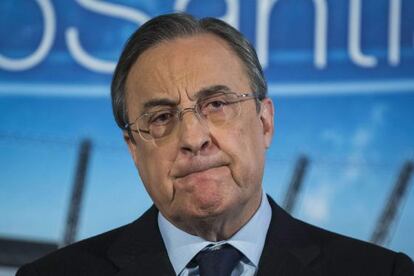 Florentino Pérez, este jueves.