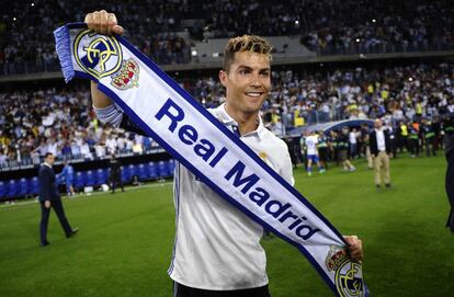 Cristiano Ronaldo, jugador del Real Madrid. (AP Photo/Daniel Tejedor, File)