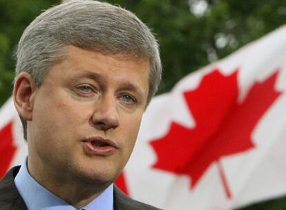 El primer ministro canadiense, Stephen Harper