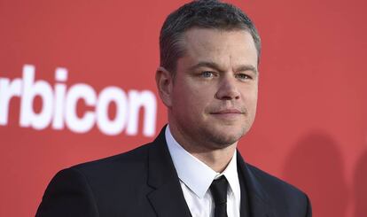 El actor Matt Damon.