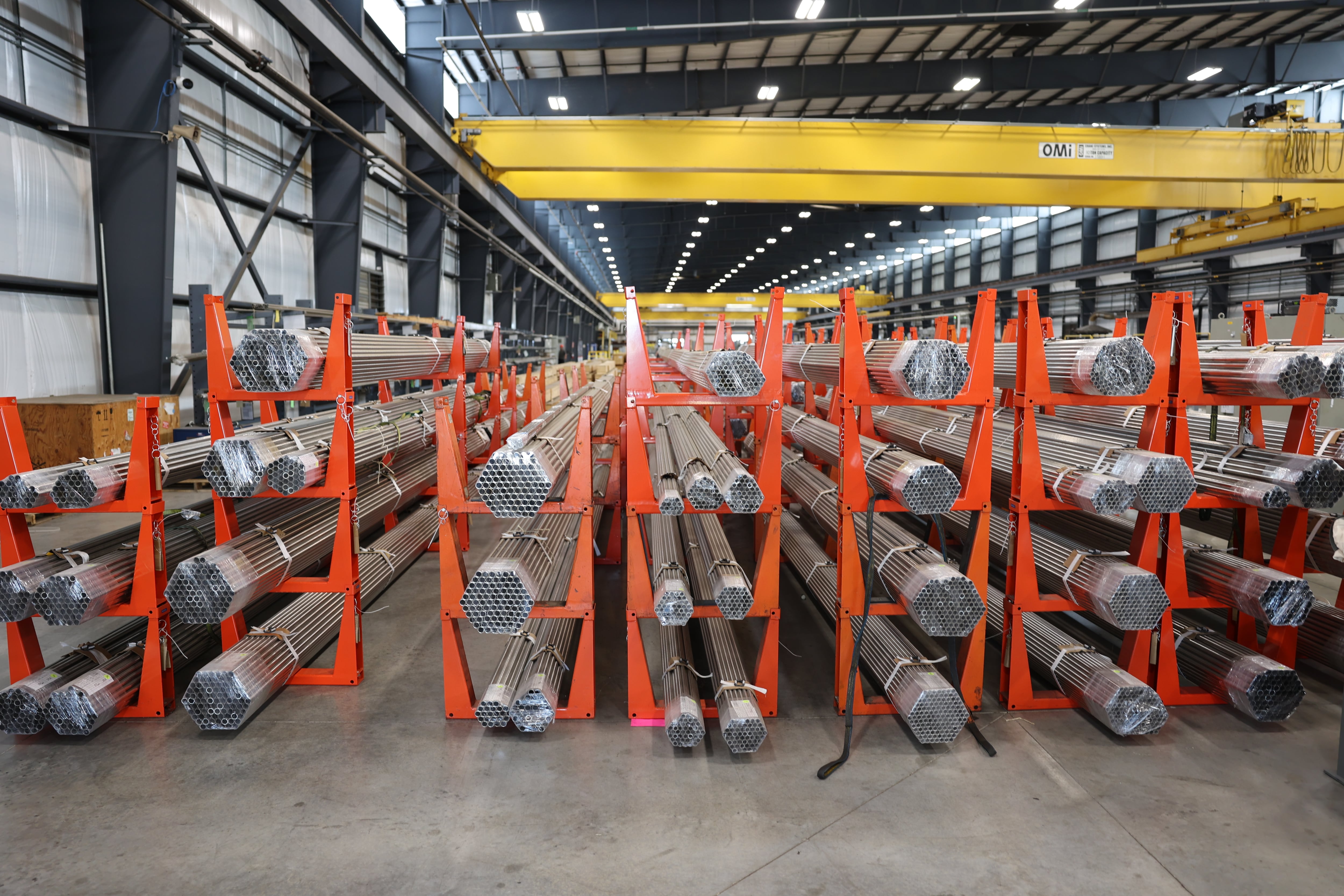Tubos de alta precisión fabricados por Tubacex en Durant (Oklahoma).