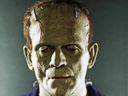 Boris Karloff, como Frankenstein, en la película dirigida por James Whale.
