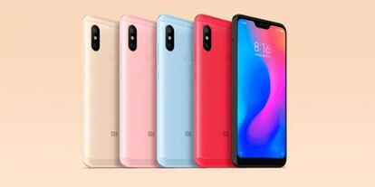 Los colores del Xiaomi Redmi 6 Pro