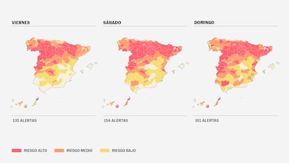 Mapa de alertas por calor: Consulte los municipios en niveles de riesgo para la salud