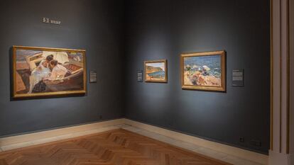 Obras de la exposición Sorolla a través de la luz