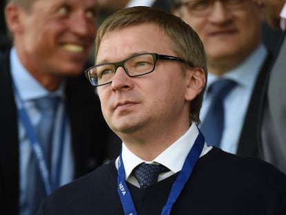 El presidente del Shakhtar Donetsk, Sergei Palkin.