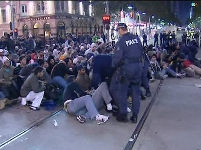 La policía australiana disuelve las protestas de estudiantes