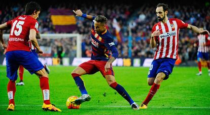 Neymar, durant el Barça-Atlètic de dissabte passat.