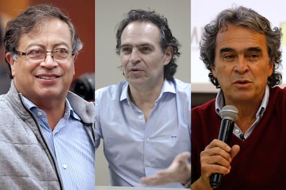 Elecciones en Colombia Gustavo Petro, Federico Gutiérrez y Sergio Fajardo