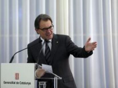 El presidente d ela Generalitat, Artur Mas.