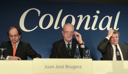 Jos&eacute; Bruguera, Pere Vi&ntilde;olas y Francisco Pal&agrave;.