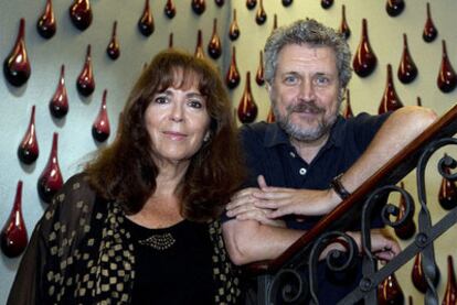 La cantante Maria del Mar Bonet y el pianista Manel Camp, ayer en el Teatre Lliure de Gràcia.