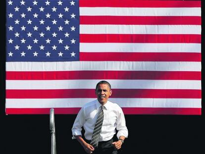 Barack Obama, en un acto electoral en Las Vegas, el pasado jueves.