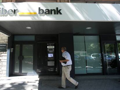Una oficna de Liberbank, en Madrid