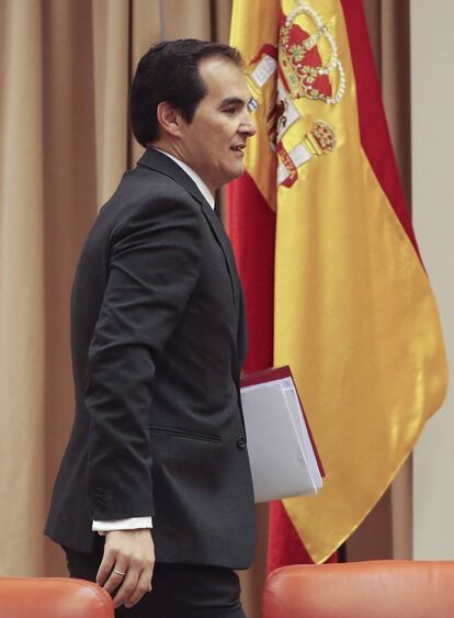 El secretario de Estado de Seguridad, José Antonio Nieto, en el Congreso para dar cuenta de la reunión con Pablo González.
