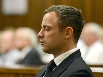 Oscar Pistorius, durante el juicio. 