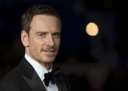 Michael Fassbender, el pasado 18 de octubre, en Londres, en la presentación de 'Steve Jobs'.