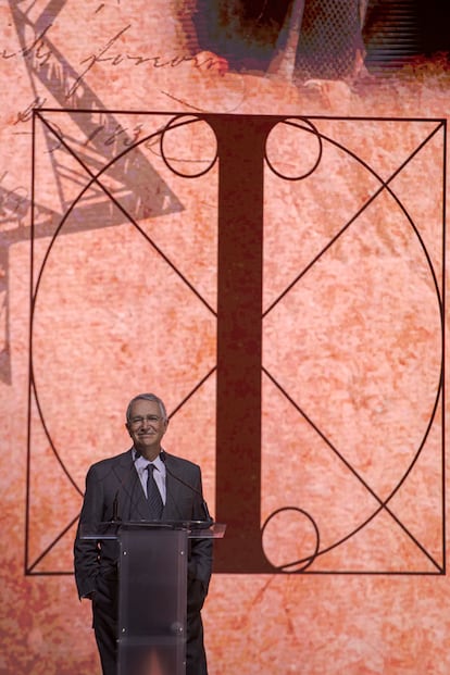 Ricardo Salinas Pliego en la inauguración de "Redescubriendo a un genio: Luca Pacioli".