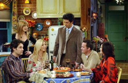 Fotograma de la teleserie 'Friends'.